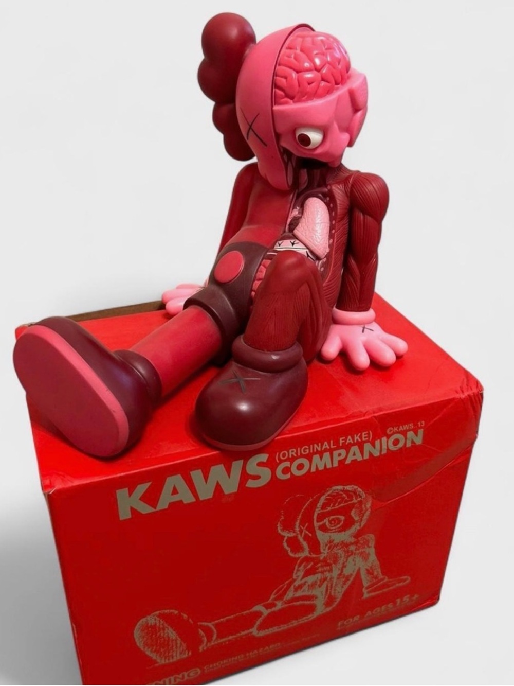KAWS original fake Companion Figure blush